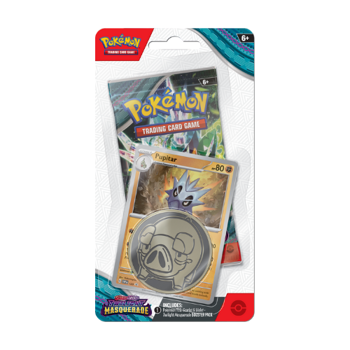 Pokemon SV Twilight Masquerade Checklane Blister - Pupitar - Deck Out Gaming