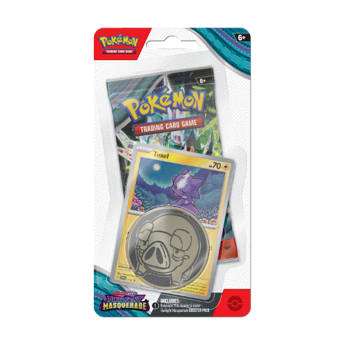 Pokemon SV Twilight Masquerade Checklane Blister - Toxel - Deck Out Gaming