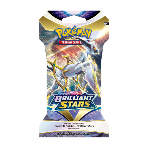 Pokemon SWSH Brilliant Stars Blister Pack (Random Art) - Deck Out Gaming
