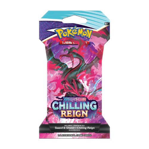 Pokemon SWSH Chilling Reign Blister Pack (Random Art) - Deck Out Gaming
