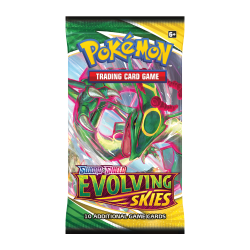 Pokemon SWSH Evolving Skies Booster Pack (Random Art) - Deck Out Gaming
