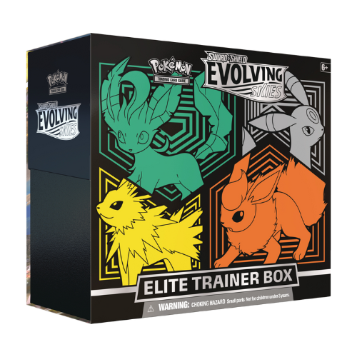 Pokemon SWSH Evolving Skies Elite Trainer Box - LUJF - Deck Out Gaming