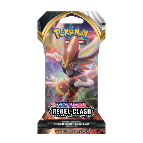 Pokemon SWSH Rebel Clash Blister Pack (Random Art) - Deck Out Gaming