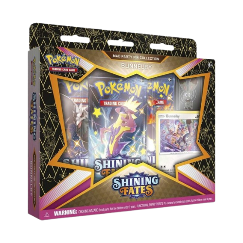 Pokemon SWSH Shining Fates Mad Party Pin Collection - Bunnelby