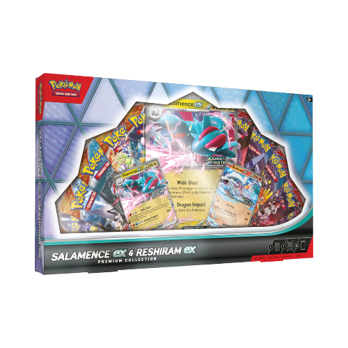Pokemon Salamence ex & Reshiram ex Premium Collection Box (Limit 2 Per Person) - Deck Out Gaming