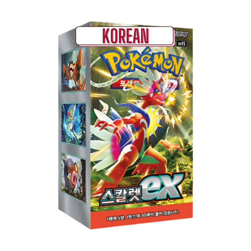 Pokemon Scarlet ex Korean Booster Box - Deck Out Gaming