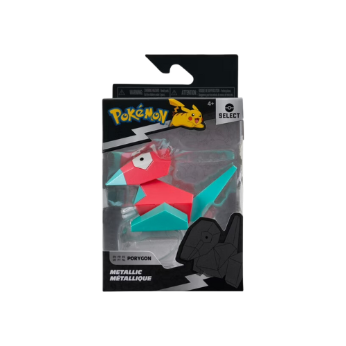Pokemon Select True Color Metallic Figure - Porygon - Deck Out Gaming