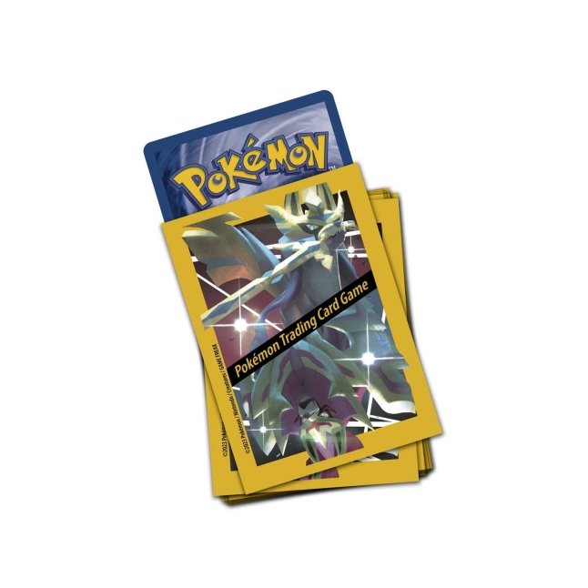 Pokemon Shiny Zacian & Zamazenta Premium Figure Collection Card Sleeves - 65 Count