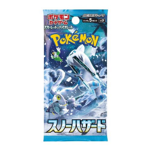 Pokemon Snow Hazard Japanese Booster Pack - Deck Out Gaming