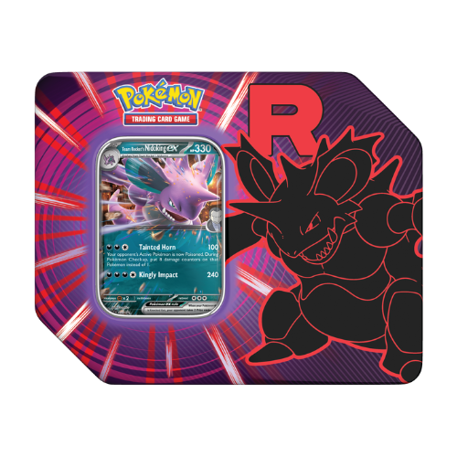 Pokemon Team Rocket Tin - Team Rocket's Nidoking ex - Deck Out Gaming
