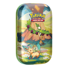 Pokemon Vibrant Paldea Mini Tin - Leafeon - Deck Out Gaming