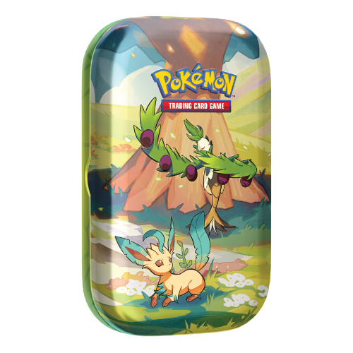 Pokemon Vibrant Paldea Mini Tin - Leafeon - Deck Out Gaming