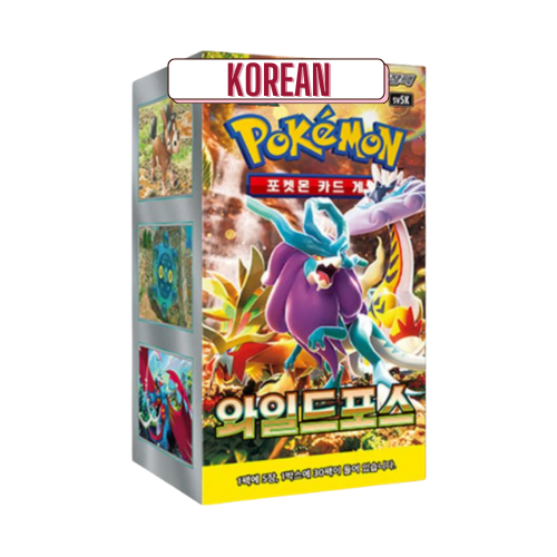 Pokemon Wild Force Korean Booster Box - Deck Out Gaming