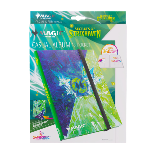 Gamegenic: Casual Album - MTG Secrets Of Strixhaven - Quandrix - (18-Pocket Side-Loading) (Ships Friday May 24th 2026) - Deck Out Gaming