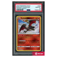 Radiant Charizard - Crown Zenith -  020 - PSA 10 - 73964163 - Deck Out Gaming