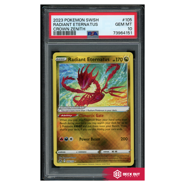 Radiant Eternatus - Crown Zenith - 105 - PSA 10 - 73964151 - Deck Out Gaming