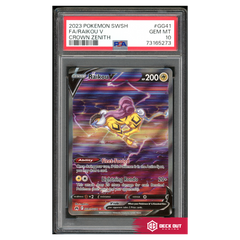 Raikou V - Crown Zenith - GG41 - PSA 10 - 73165273 - Deck Out Gaming