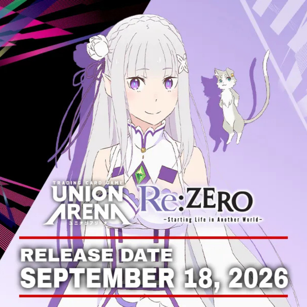 Union Arena Re:ZERO - Pre-Release Event - September 12th @ 2:00pm - Deck Out Gaming