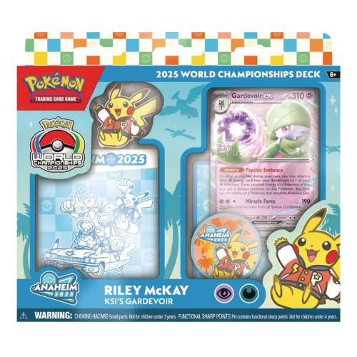Pokemon - World Championship Decks 2025 - Riley McKay - KSI's Gardevoir (Masters Champion) (Ships Friday June 5th)-1