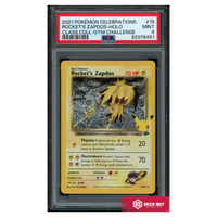 Rocket's Zapdos - Celebrations Classic Collection - 15 - PSA 9 - 82976491 - Deck Out Gaming