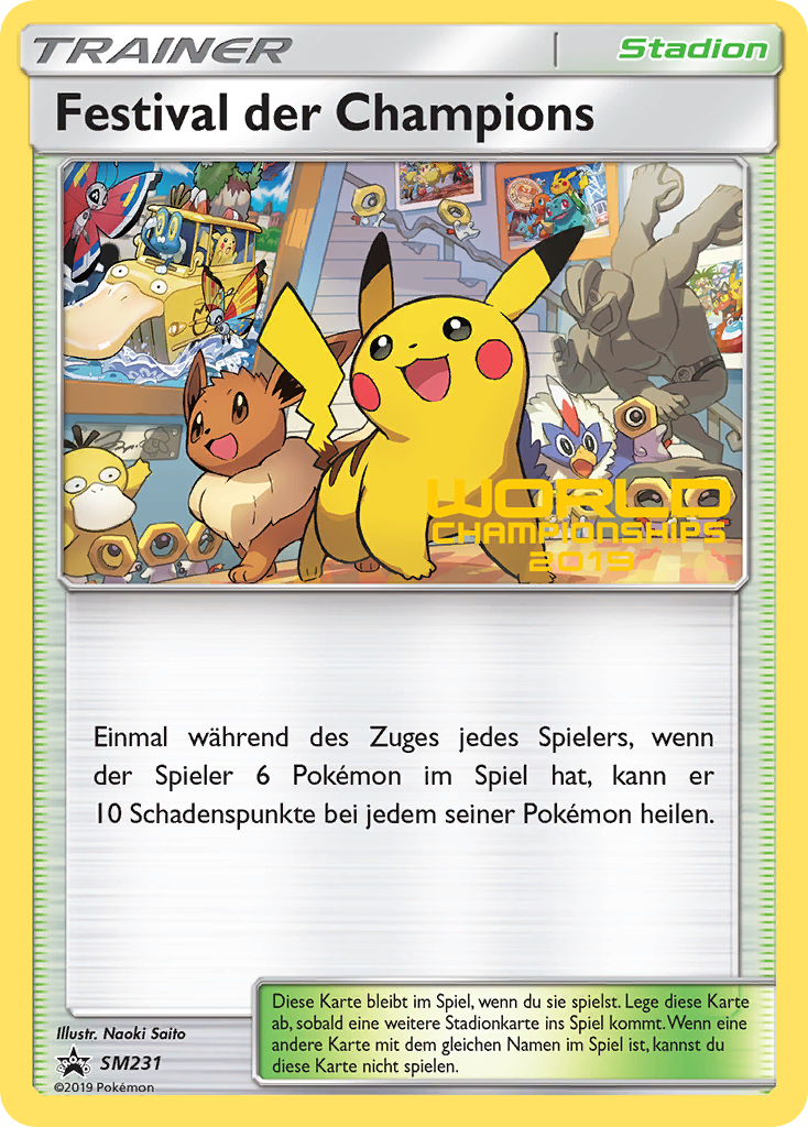 Champions Festival - SM231 (World Championships 2019) (SM231) [SM Promos] - Deck Out Gaming