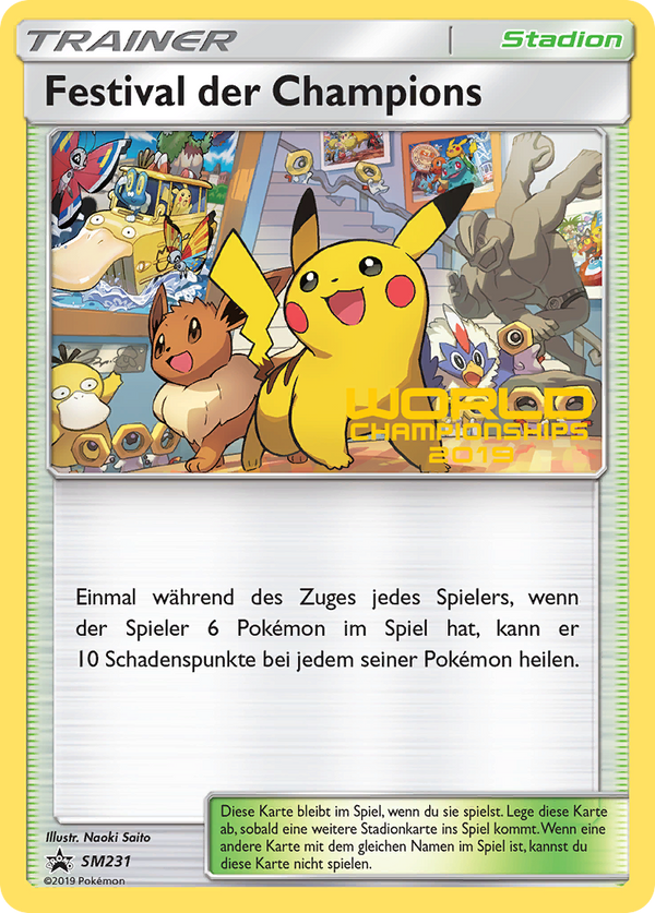 Champions Festival - SM231 (World Championships 2019) (SM231) [SM Promos] - Deck Out Gaming