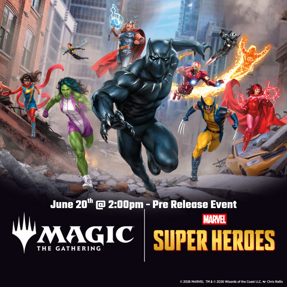 Magic The Gathering - Marvel Super Heroes - Pre Release Event (June 20th @ 2:00pm) - Deck Out Gaming