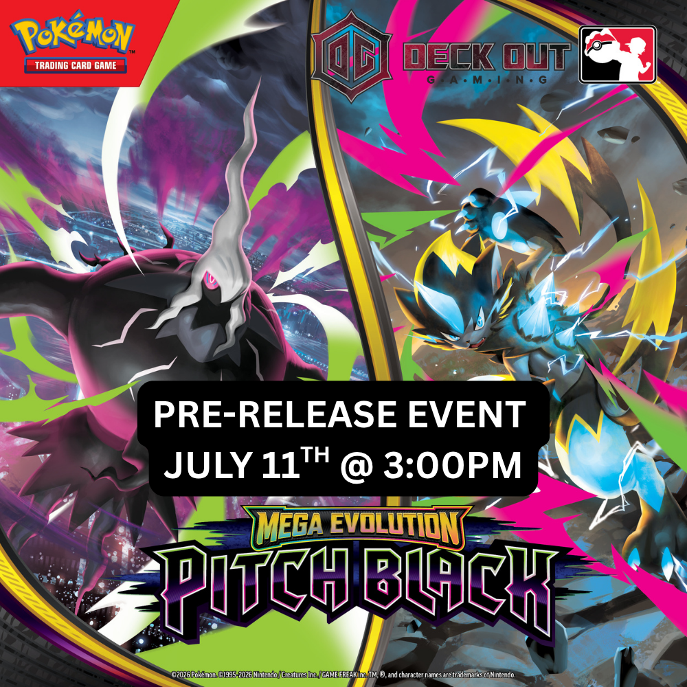 Pokemon Pitch Black Prerelease Event (July 11th @ 3pm) - Deck Out Gaming