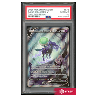 Shadow Rider Calyrex V - Chilling Reign - 172 - PSA 10 - 67921287 - Deck Out Gaming