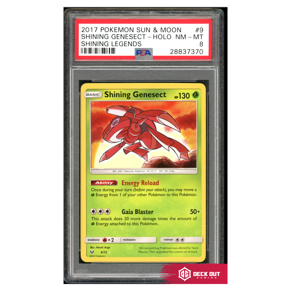 Shining Genesect - Shining Legends - 9 - PSA 8 - 28837370 - Deck Out Gaming