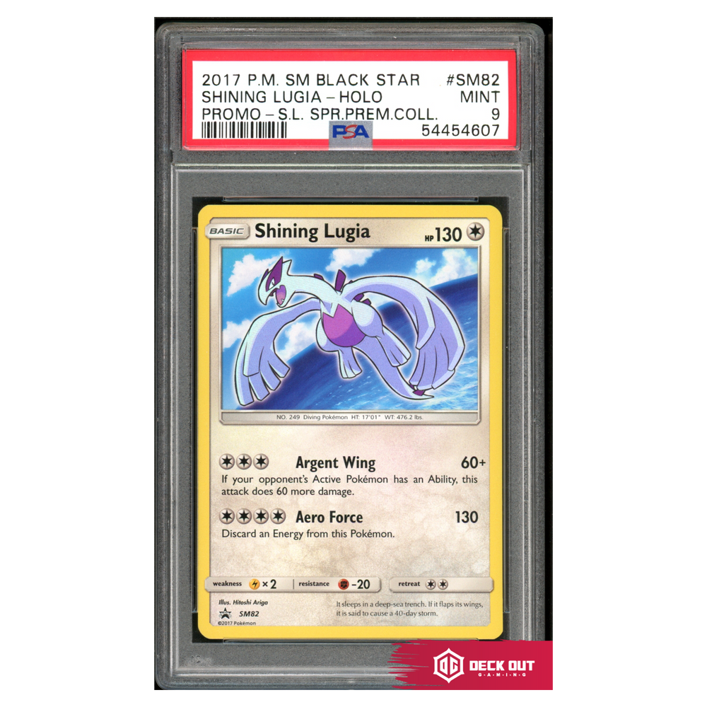 Shining Lugia - SM Promos - SM82 - PSA 9 - 54454607 - Deck Out Gaming