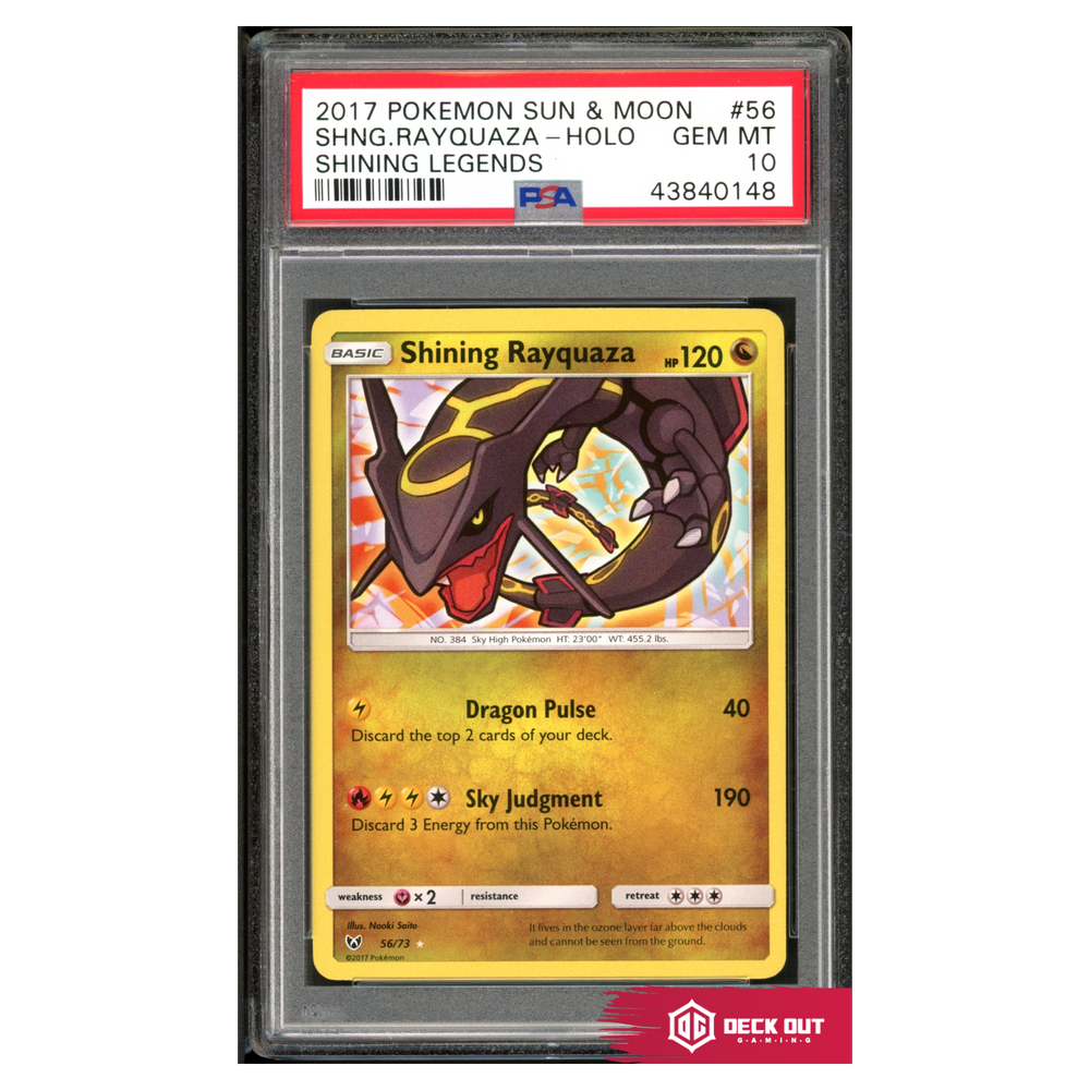 Shining Rayquaza - Shining Legends - 56 - PSA 10 - 43840148 - Deck Out Gaming