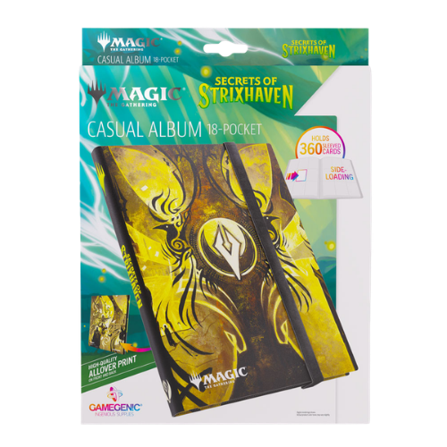 Gamegenic: Casual Album - MTG Secrets Of Strixhaven - Silverquill - (18-Pocket Side-Loading) (Ships Friday May 24th 2026) - Deck Out Gaming