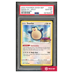 Snorlax - SWSH Promos - SWSH068 - PSA 10 - 58782645 - Deck Out Gaming