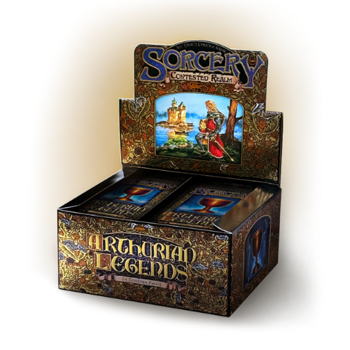 Sorcery TCG Contested Realm Arthurian Legends Booster Box (Pre-Order Ships October 4 2024) (Limit 2 Per Person) - Deck Out Gaming