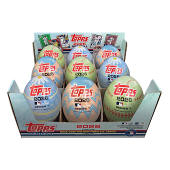 2026 Topps Baseball Series 1 Easter Tin (Colors Of Tin Can Vary) - Deck Out Gaming
