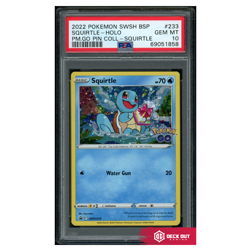 Squirtle - SWSH Promos - SWSH233 - PSA 10 - 69051858 - Deck Out Gaming