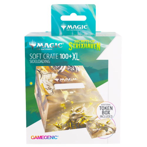 Gamegenic Deck Box: MTG Secrets Of Strixhaven - Stirring Hopesinger/Inkling Token - Soft Crate XL 100+ Sideloading (Ships Friday May 24th 2026) - Deck Out Gaming