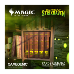 Gamegenic: Cards Amanac - 18-Pocket Premium Slipcase Magic Binder Set - MTG Secrets Of Strixhaven - Set Of 5 (Lorehold, Prismari, Quandrix, Silverquill, Witherbloom)(Ships April 24th 2026) (Copy) - Deck Out Gaming