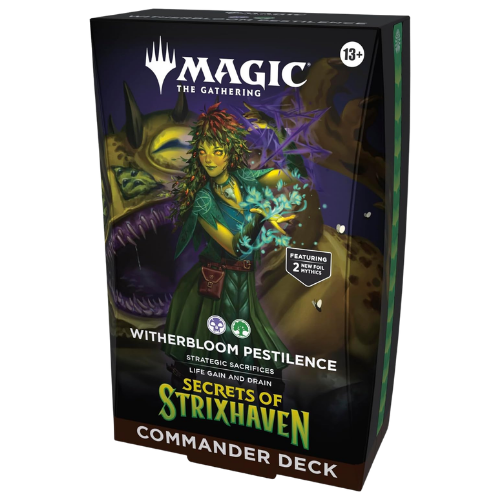 MTG - Secrets Of Strixhaven - Commander Deck - Witherbloom Pestilence (Will Ship April 24th, 2026) - Deck Out Gaming