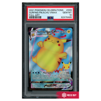 Surfing Pikachu VMAX - Celebrations - 009 - PSA 10 - 82976485 - Deck Out Gaming