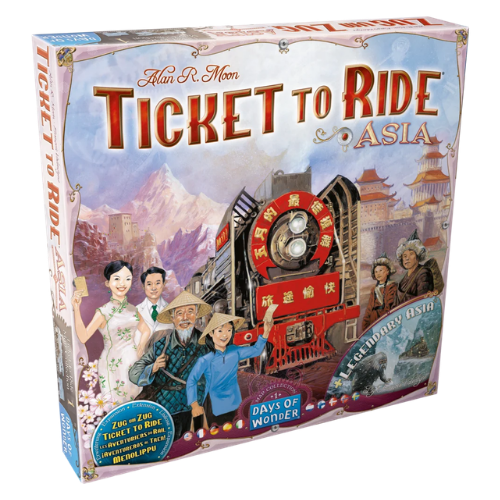 Ticket To Ride - Map #1 - Asia - Expansion