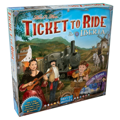 Ticket To Ride - Map #8 - Iberia/South Korea - Expansion
