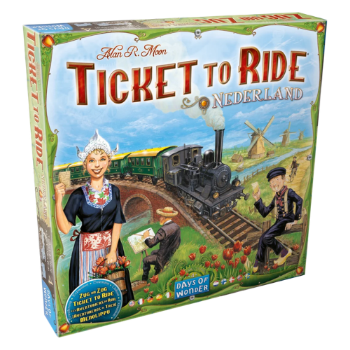 Ticket To Ride - Map #4 - Nederlan - Expansion