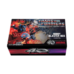 Transformers 40th Anniversary Trading Card Blaster Box (Pre-Order Ships September 2024) - Deck Out Gaming