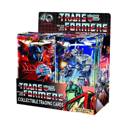 Transformers 40th Anniversary Trading Card Booster Box (Pre-Order Ships September 2024) - Deck Out Gaming