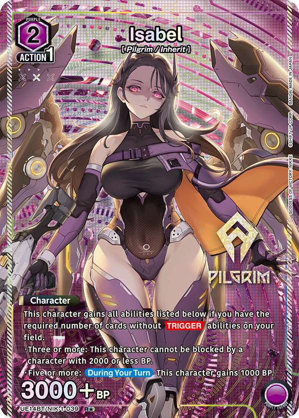 Isabel (039) (R*) (UE14BT/NIK-1-039) [UE14BT: GODDESS OF VICTORY: NIKKE] Foil - Deck Out Gaming