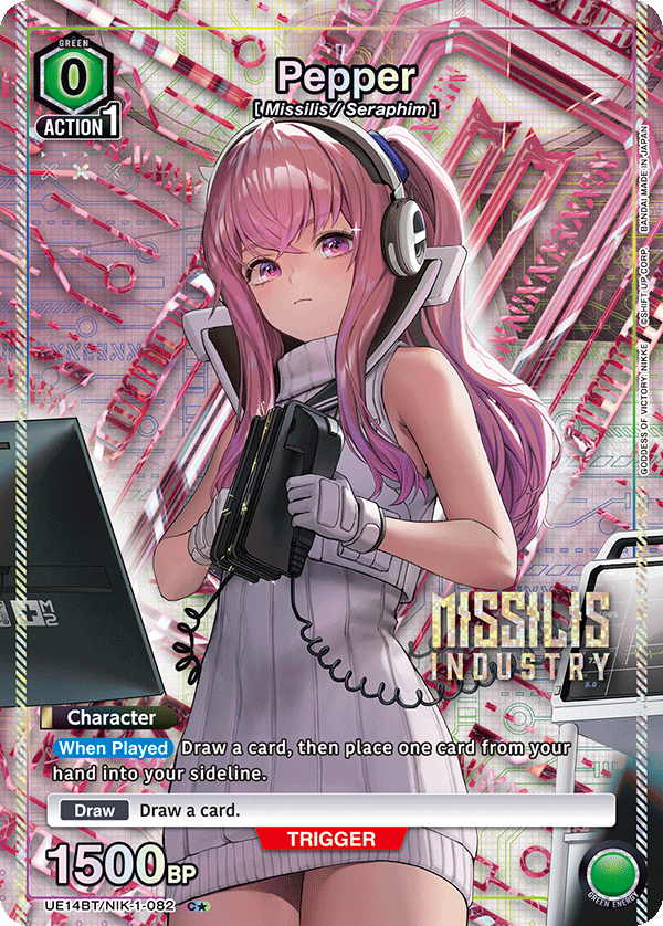 Pepper (C*) (UE14BT/NIK-1-082) [UE14BT: GODDESS OF VICTORY: NIKKE] Foil - Deck Out Gaming