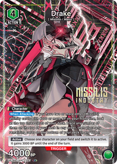 Drake (087) (R*) (UE14BT/NIK-1-087) [UE14BT: GODDESS OF VICTORY: NIKKE] Foil - Deck Out Gaming