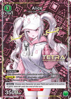 Alice (112) (R*) (UE14BT/NIK-1-112) [UE14BT: GODDESS OF VICTORY: NIKKE] Foil - Deck Out Gaming